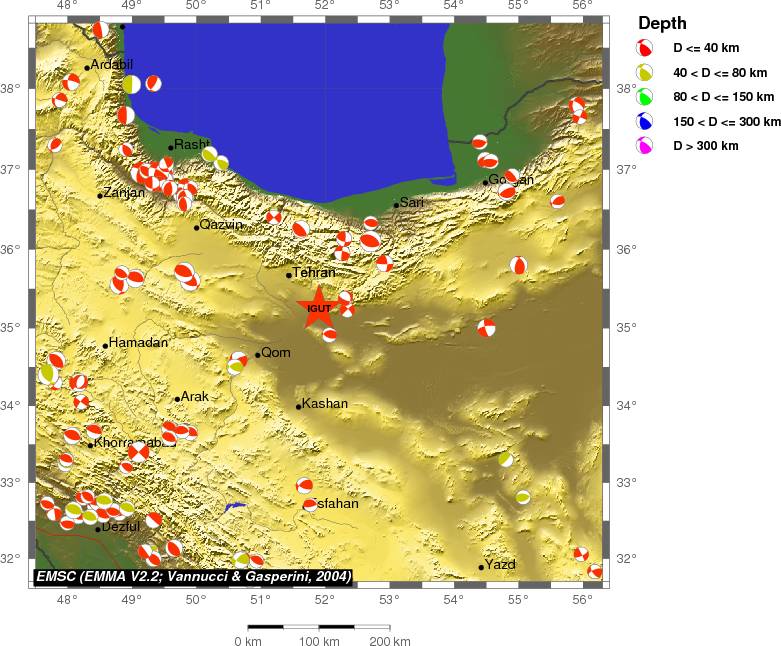 Regional moment Tensor
