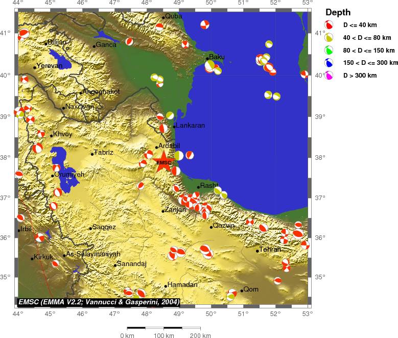 Regional moment Tensor