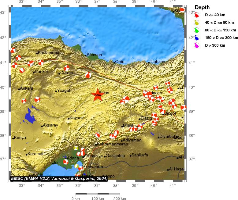 Regional moment Tensor
