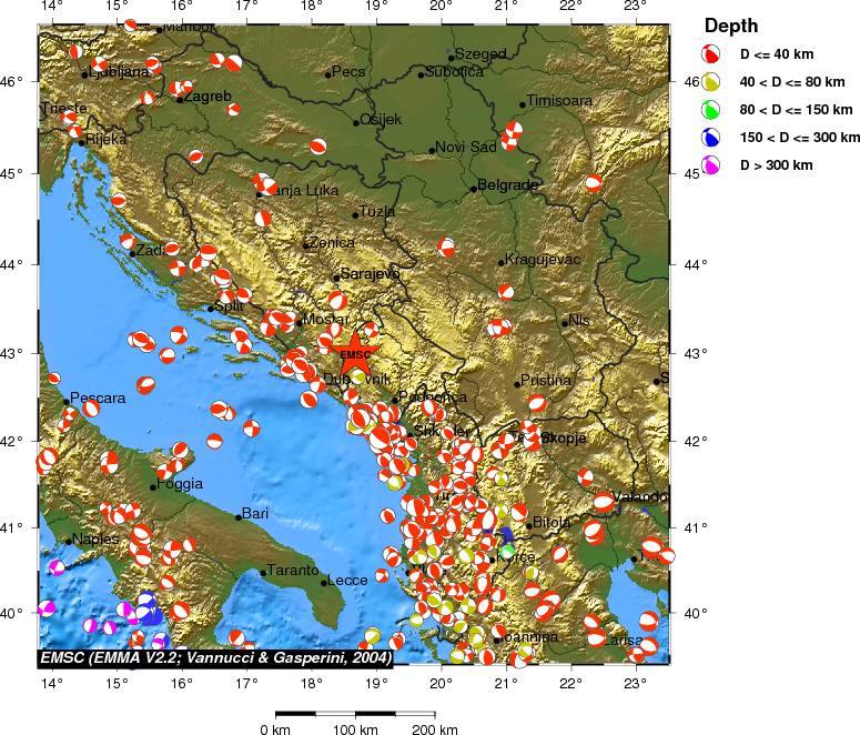 Regional moment Tensor