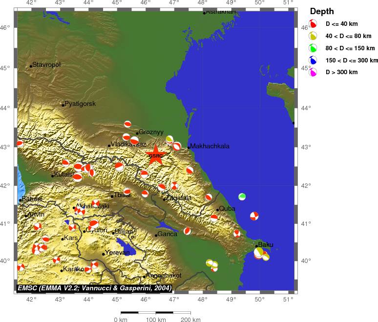 Regional moment Tensor