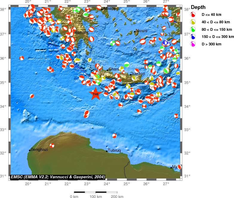 Regional moment Tensor