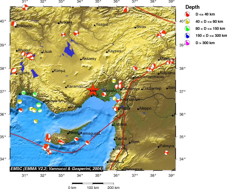 Regional moment Tensor