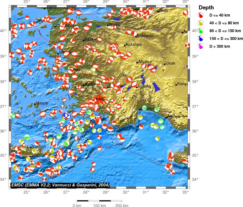 Regional moment Tensor