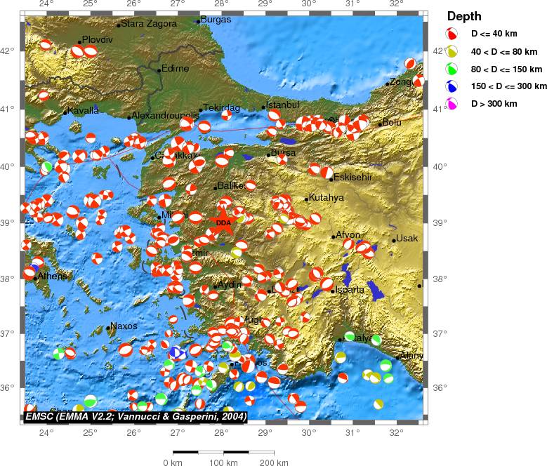 Regional moment Tensor