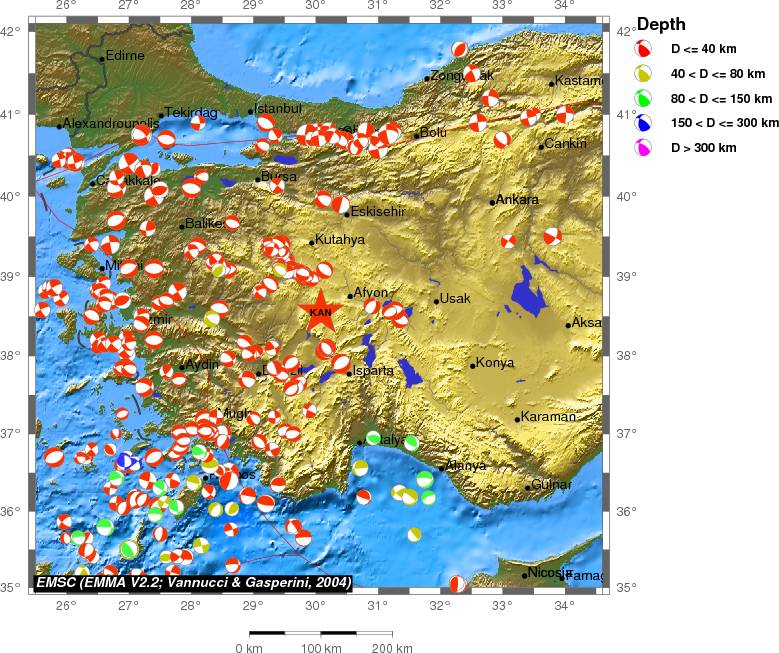 Regional moment Tensor
