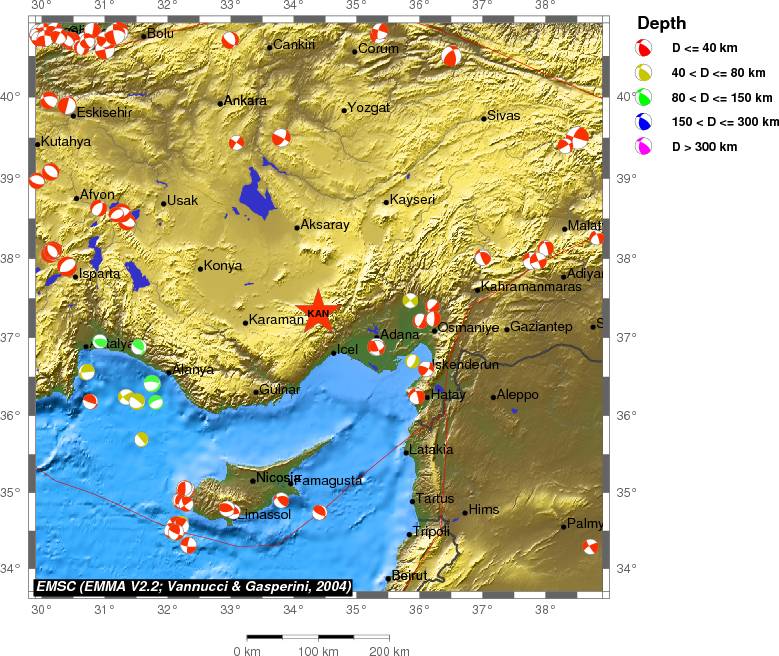 Regional moment Tensor