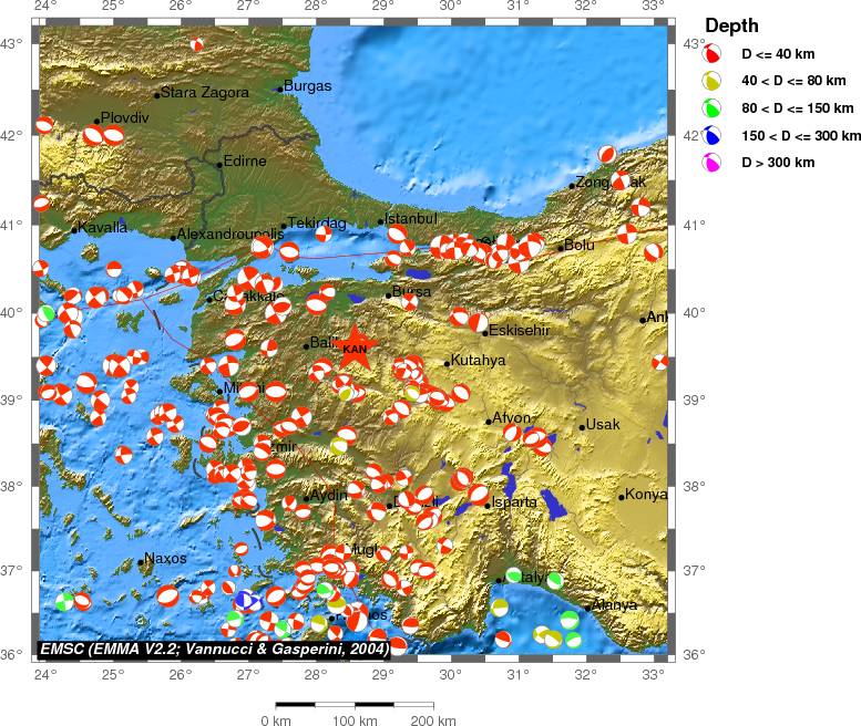 Regional moment Tensor