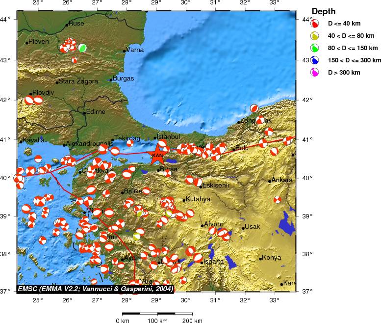 Regional moment Tensor