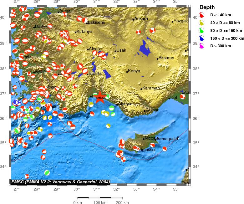 Regional moment Tensor
