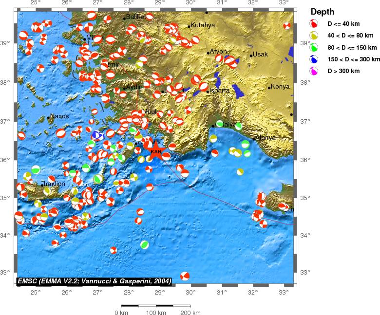 Regional moment Tensor