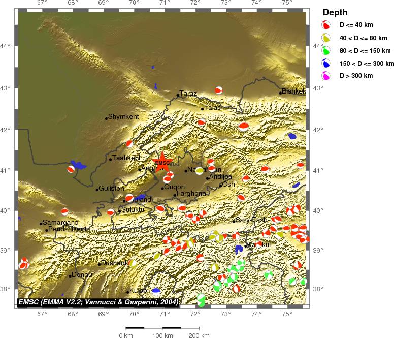 Regional moment Tensor