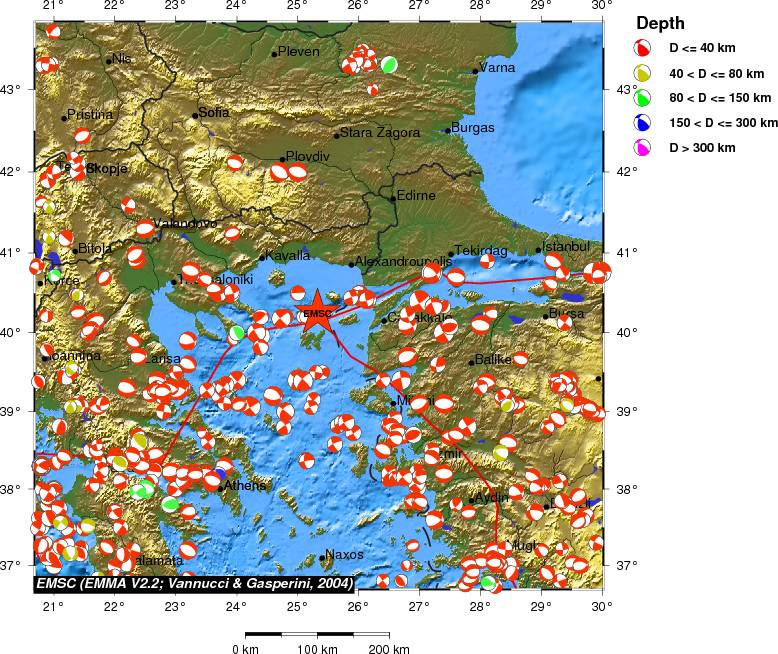Regional moment Tensor