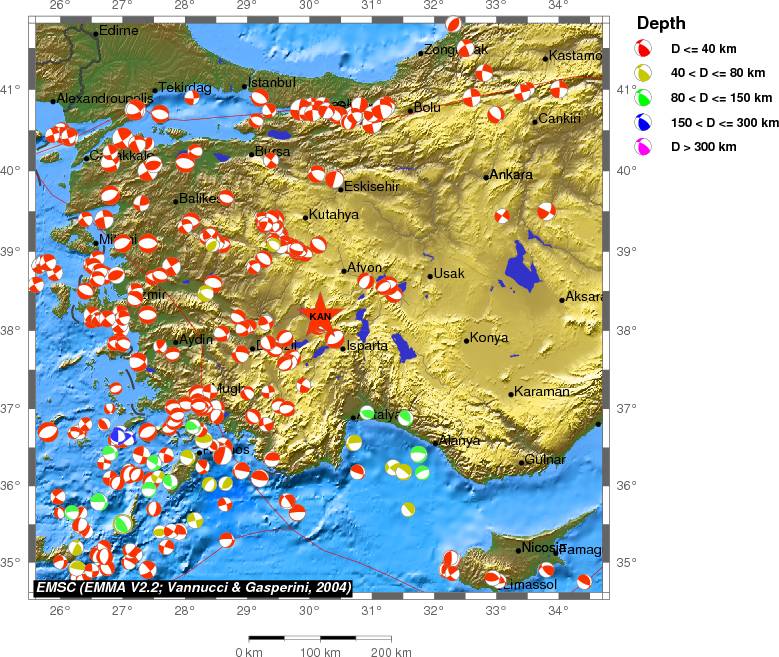 Regional moment Tensor