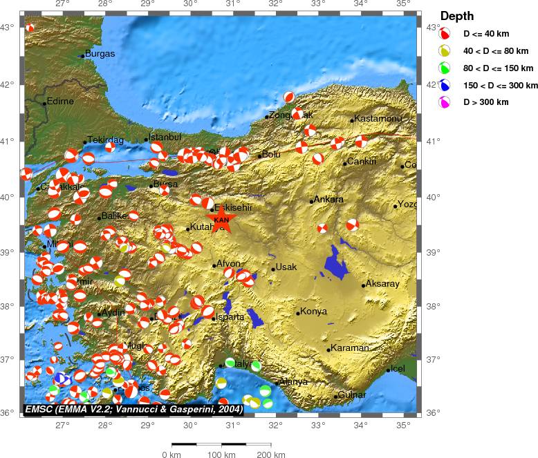 Regional moment Tensor