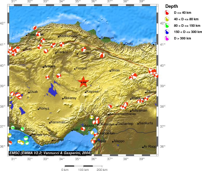 Regional moment Tensor