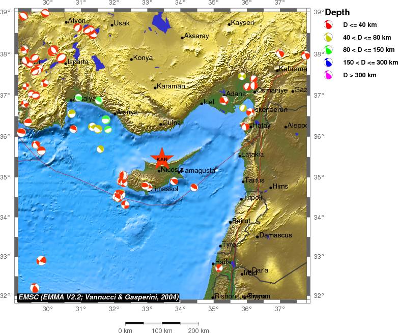 Regional moment Tensor