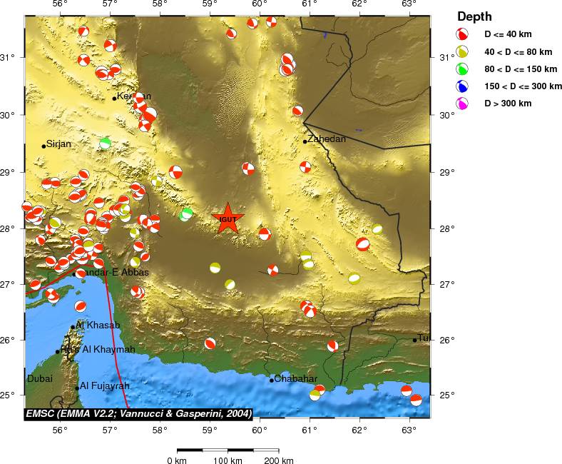 Regional moment Tensor