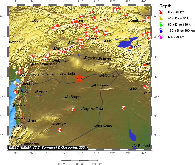 Regional moment Tensor