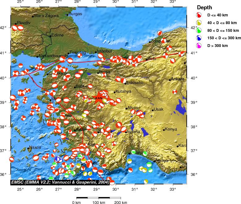 Regional moment Tensor