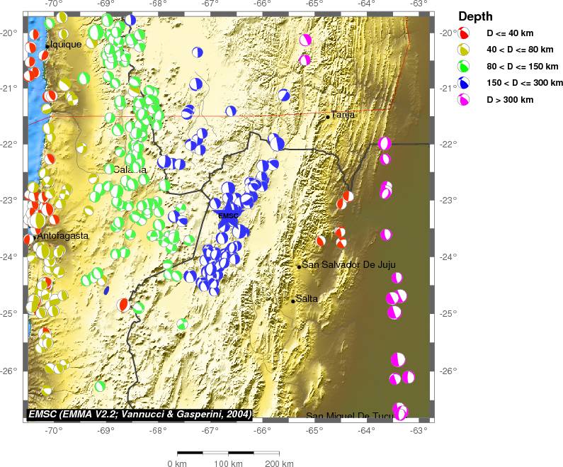 Regional moment Tensor