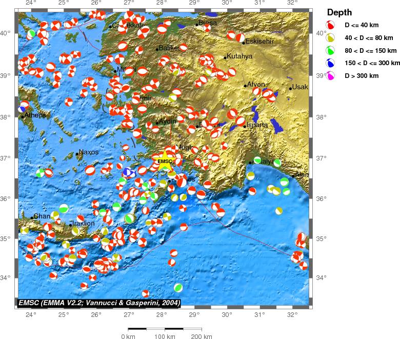 Regional moment Tensor