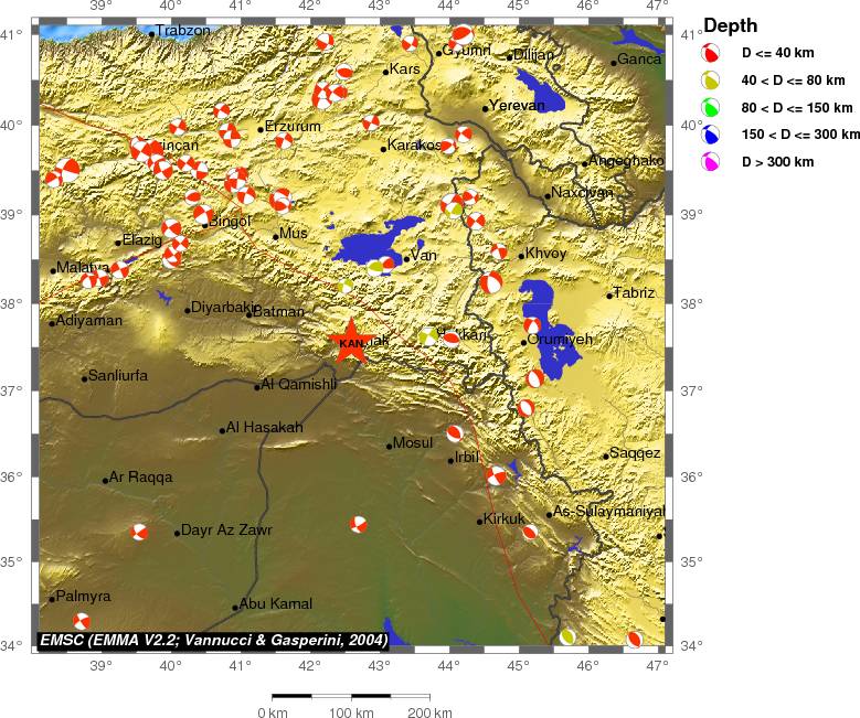Regional moment Tensor