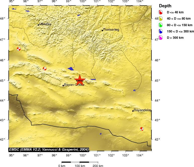 Regional moment Tensor