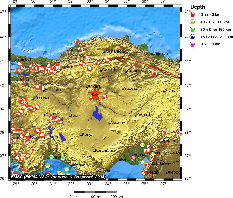Regional moment Tensor