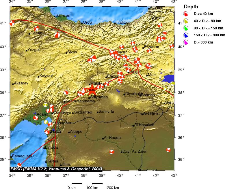 Regional moment Tensor