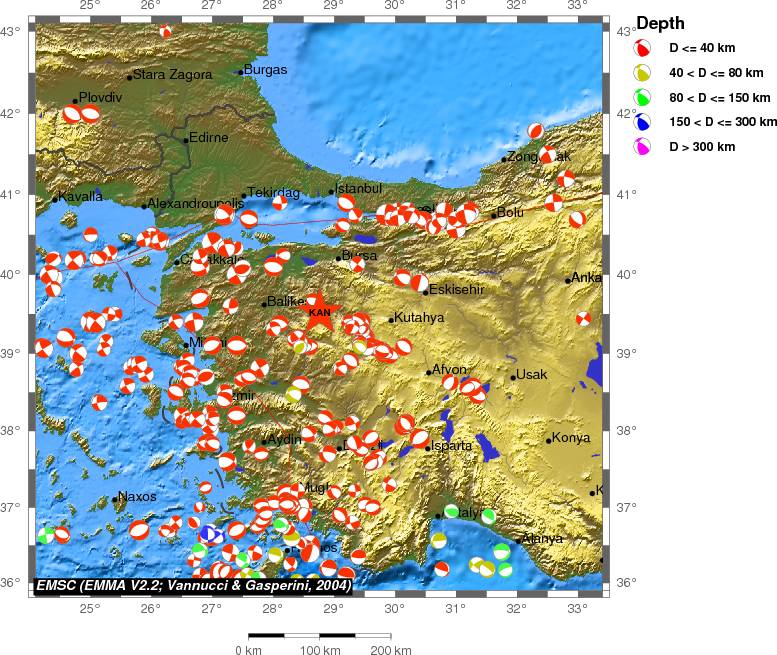 Regional moment Tensor