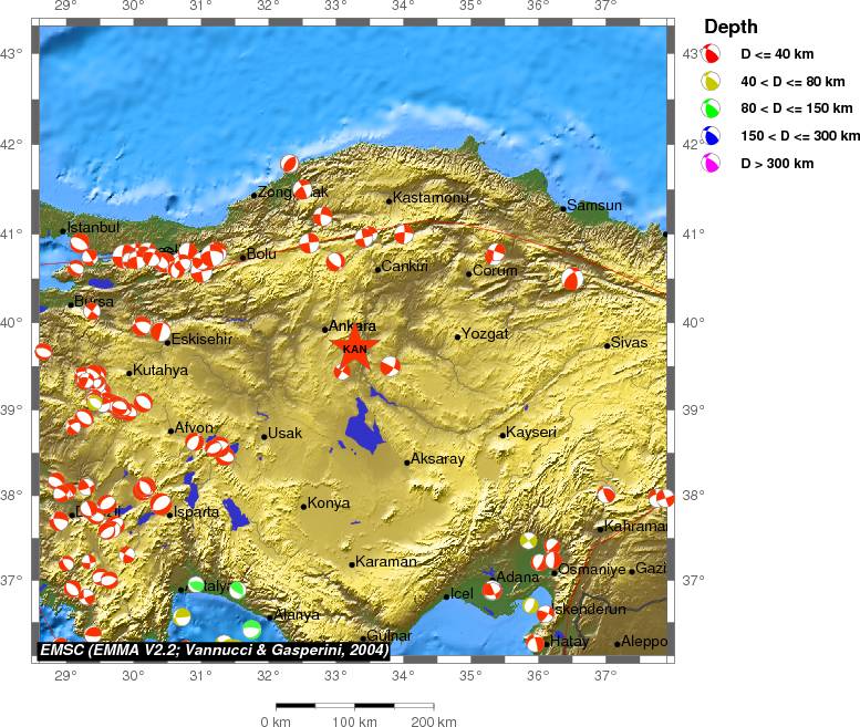 Regional moment Tensor