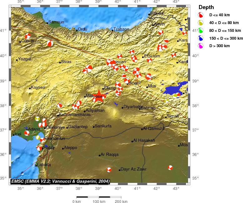 Regional moment Tensor
