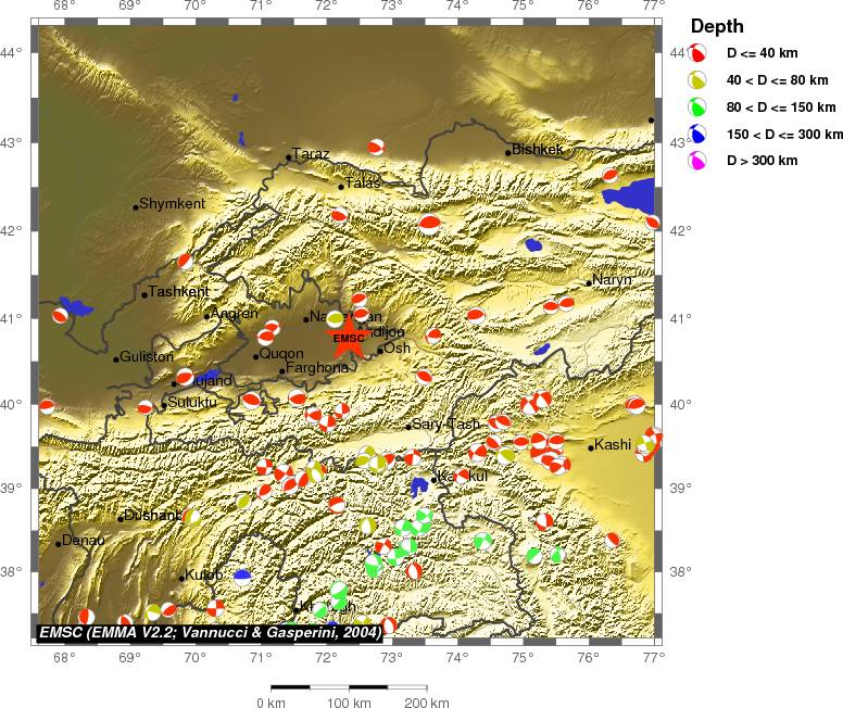 Regional moment Tensor