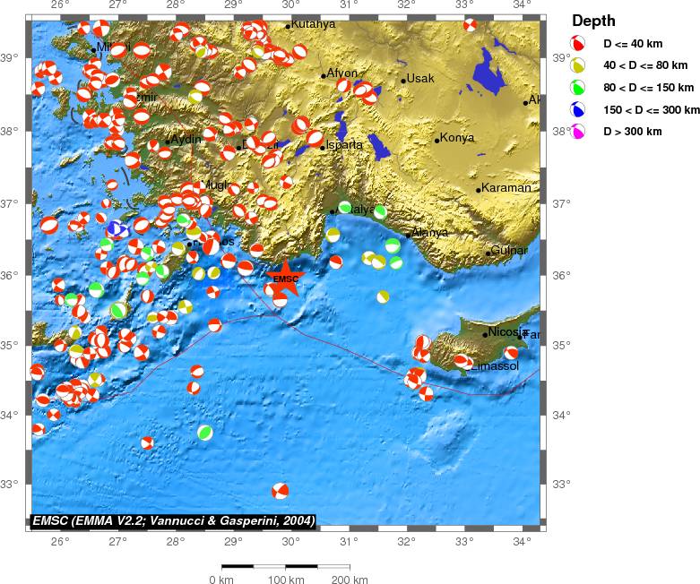 Regional moment Tensor