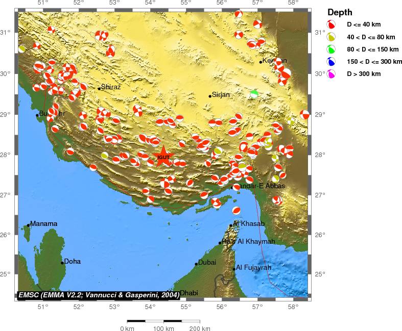 Regional moment Tensor