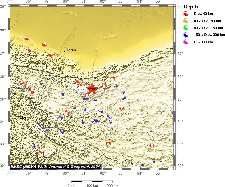 Regional moment Tensor