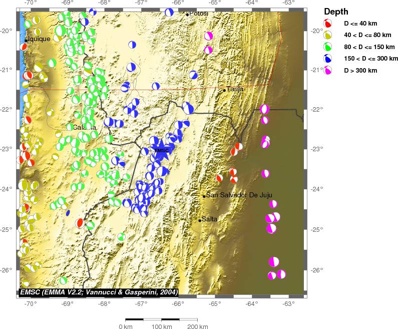 Regional moment Tensor
