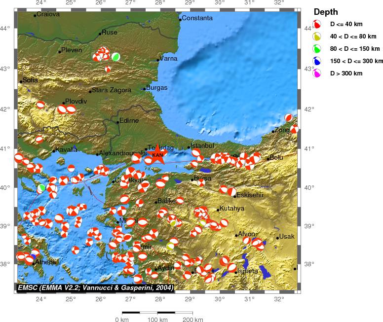 Regional moment Tensor