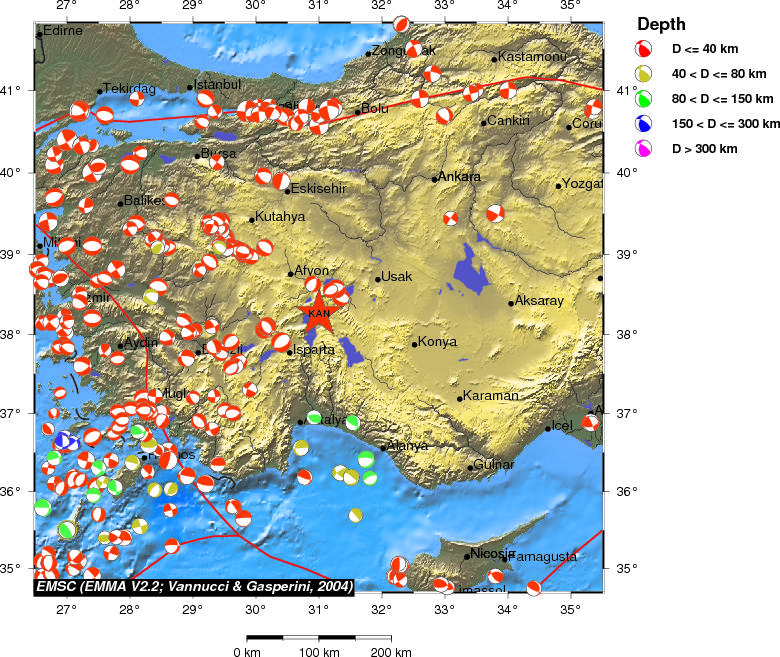 Regional moment Tensor