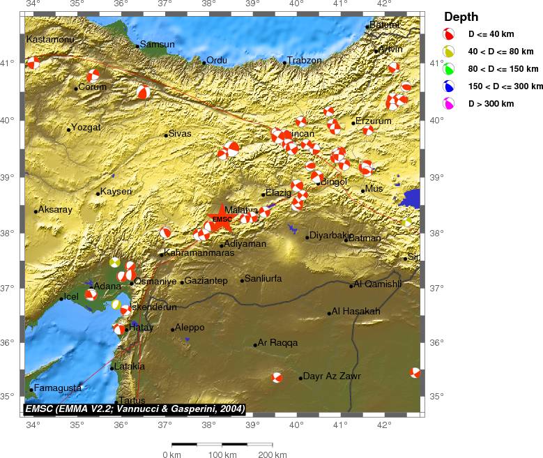 Regional moment Tensor