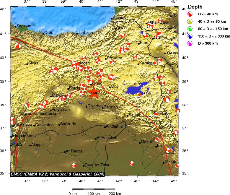 Regional moment Tensor