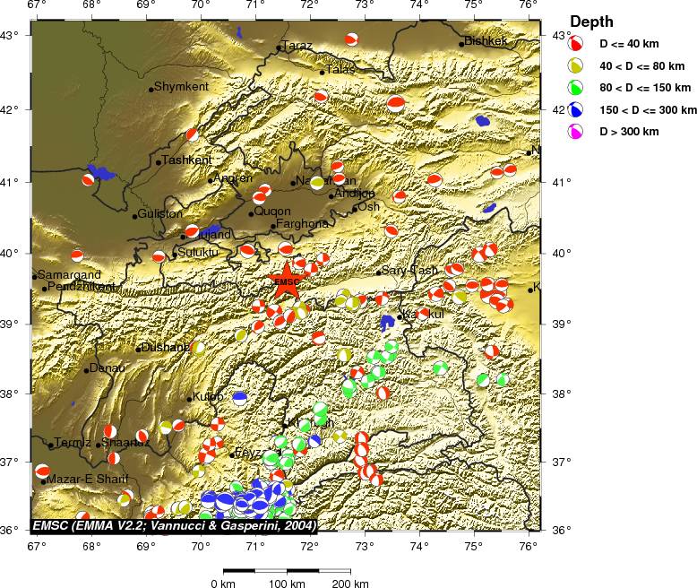 Regional moment Tensor