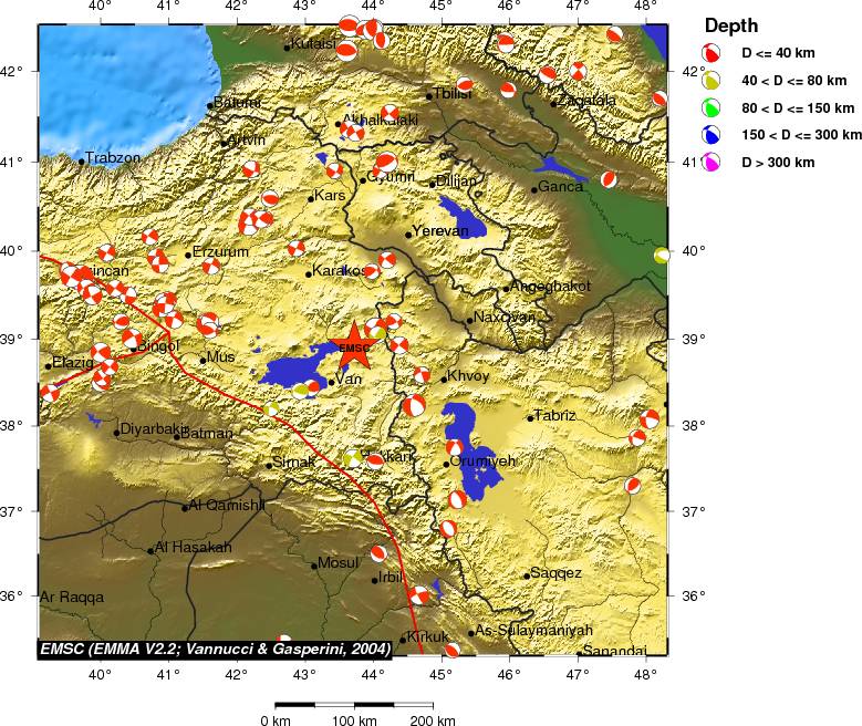 Regional moment Tensor