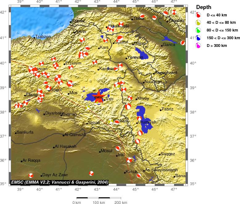 Regional moment Tensor