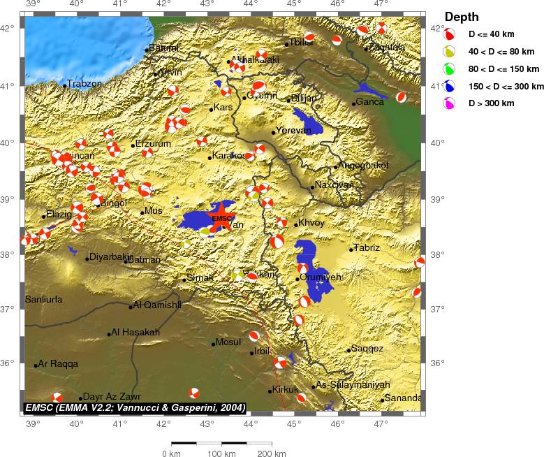 Regional moment Tensor