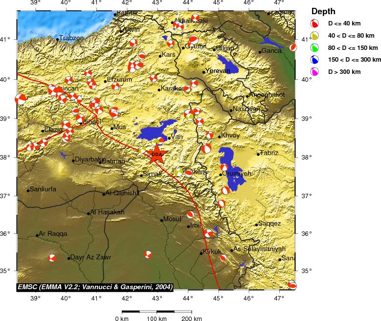 Regional moment Tensor