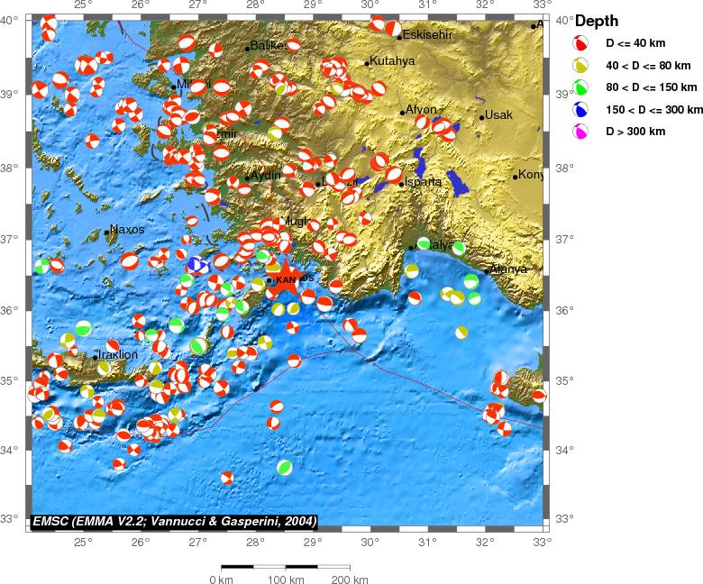 Regional moment Tensor