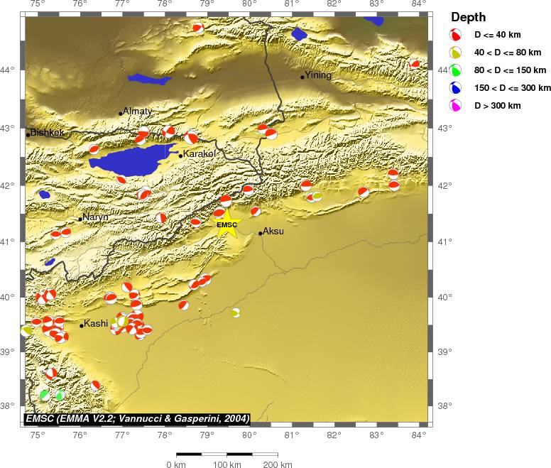 Regional moment Tensor