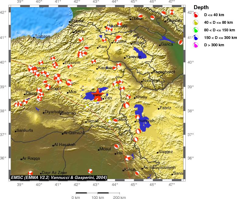Regional moment Tensor